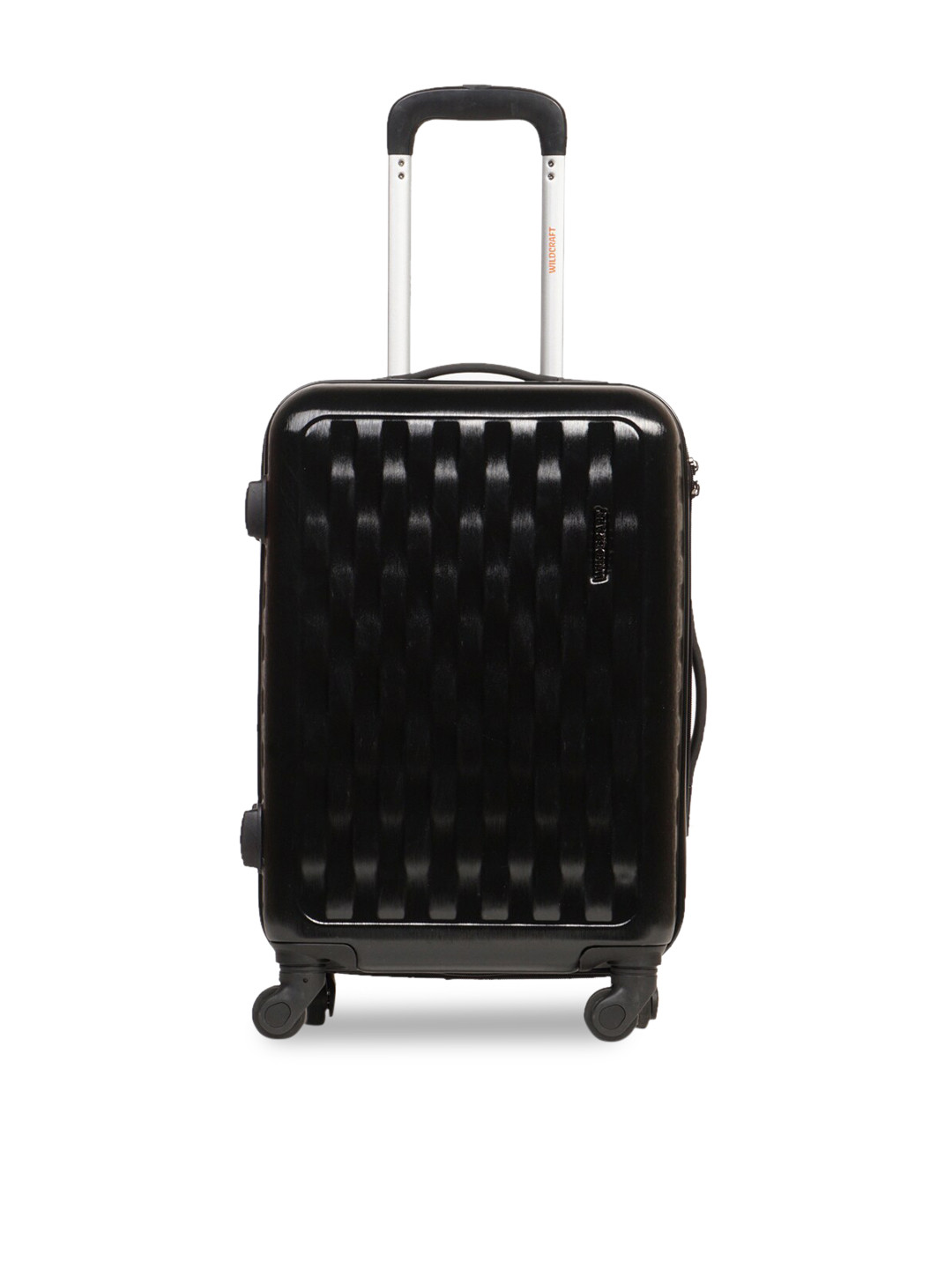 Buy Wildcraft Charcoal Black Textured Hard Sided Cabin Trolley Suitcase