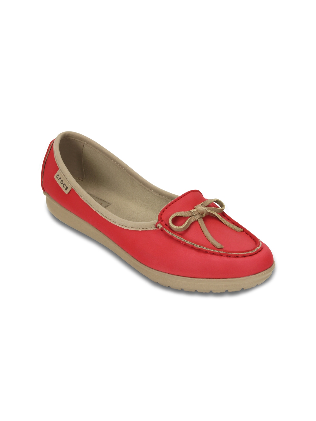 Buy Crocs Wrap Colorlite Women Red Loafers - Casual Shoes for Women ...