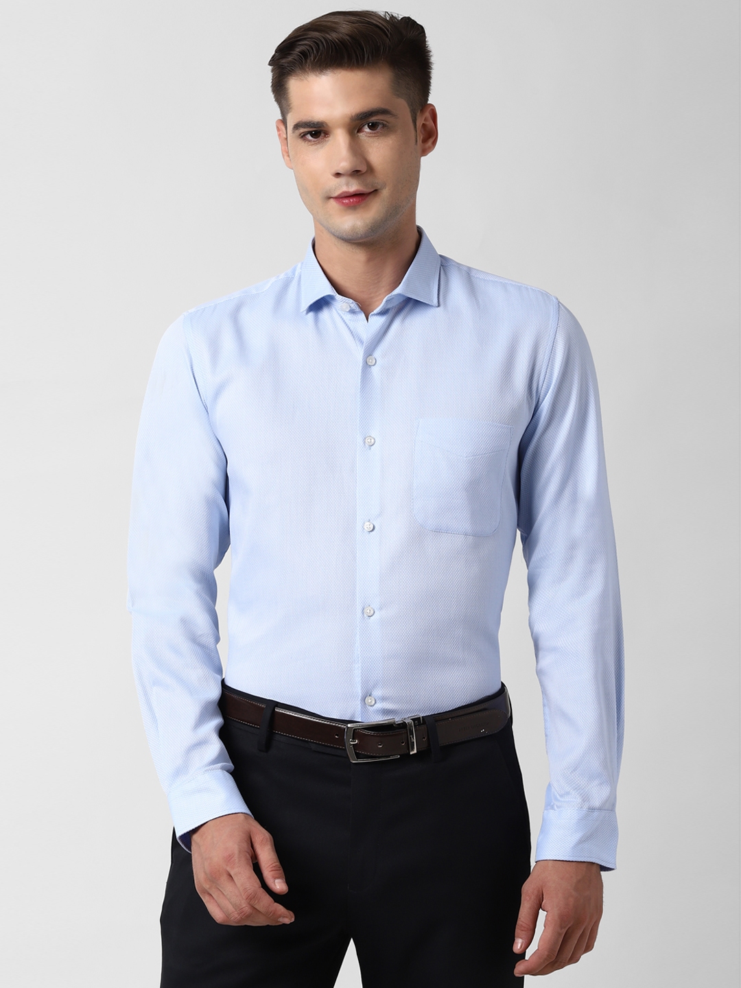 peter england shirts black