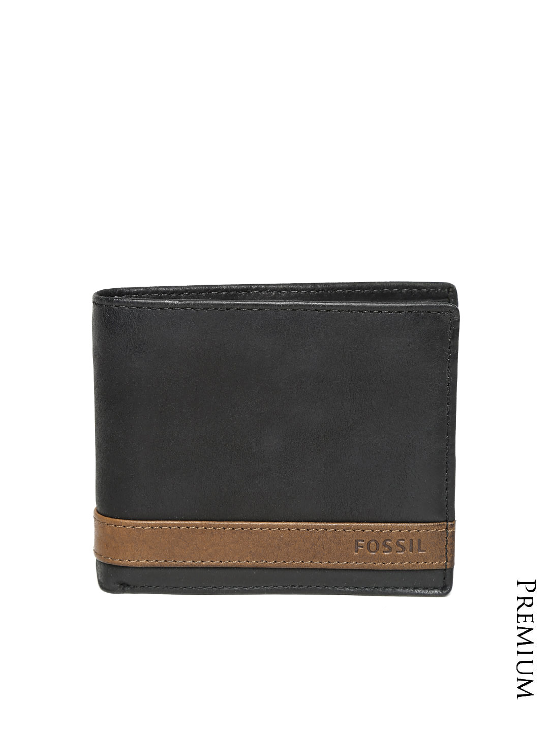 Buy Fossil Men Black Genuine Leather Wallet Wallets for Men 1420773