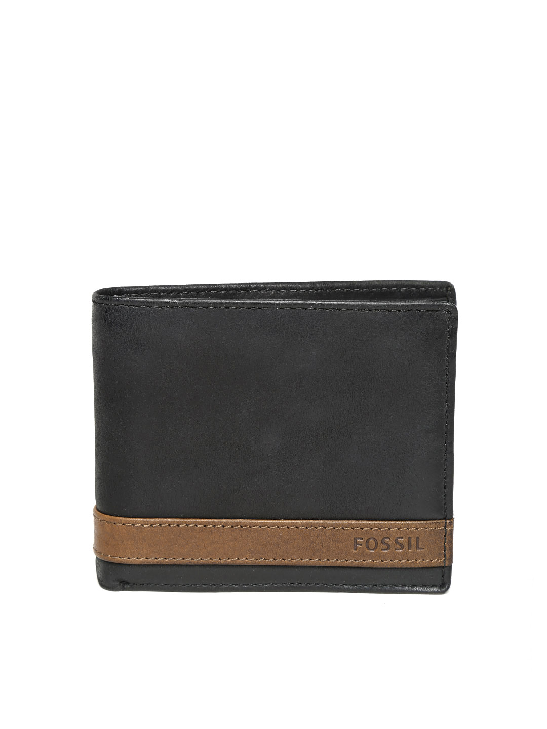 Buy Fossil Men Black Genuine Leather Wallet Wallets for Men 1420773