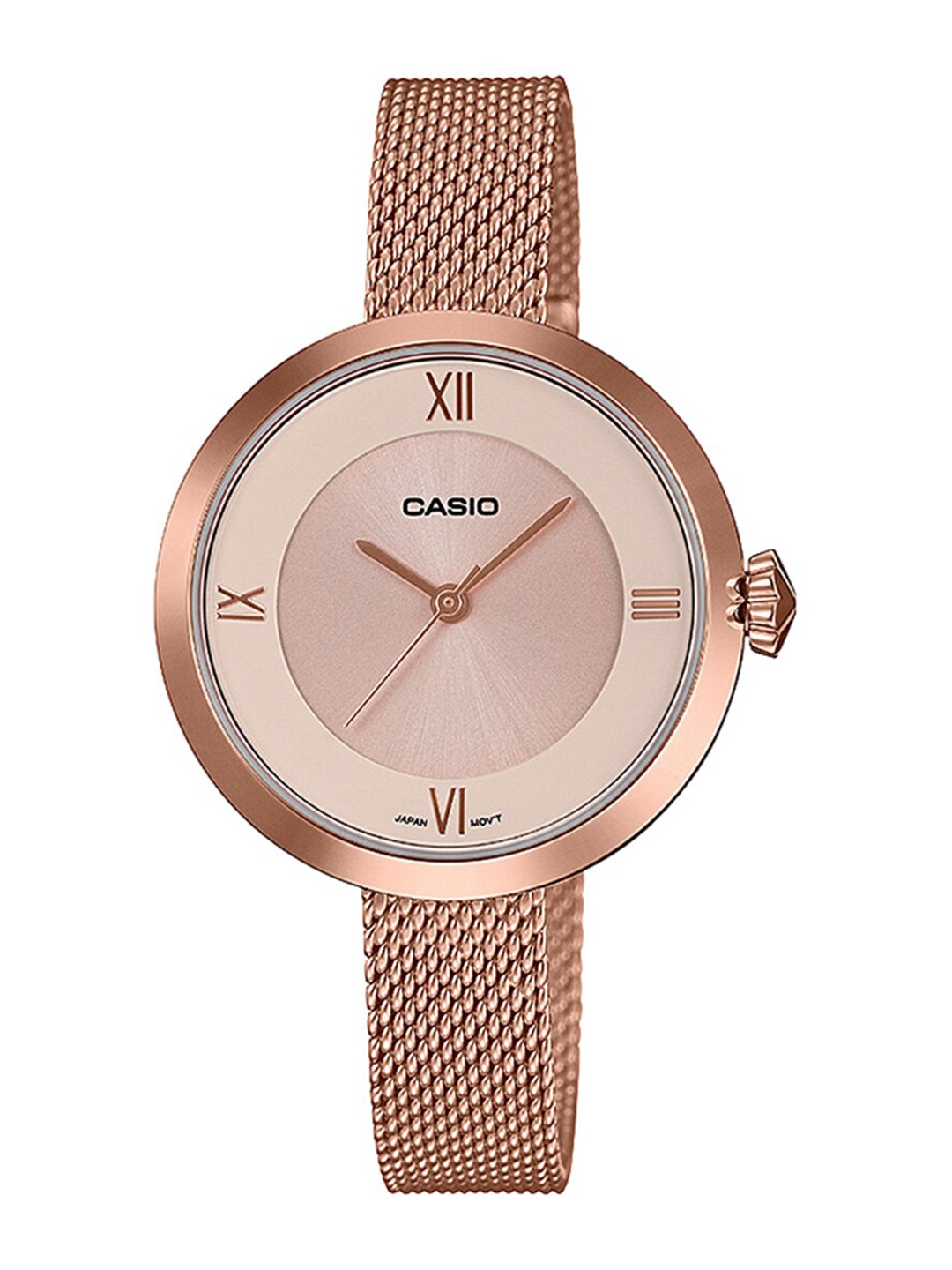 casio vintage watch rose gold price
