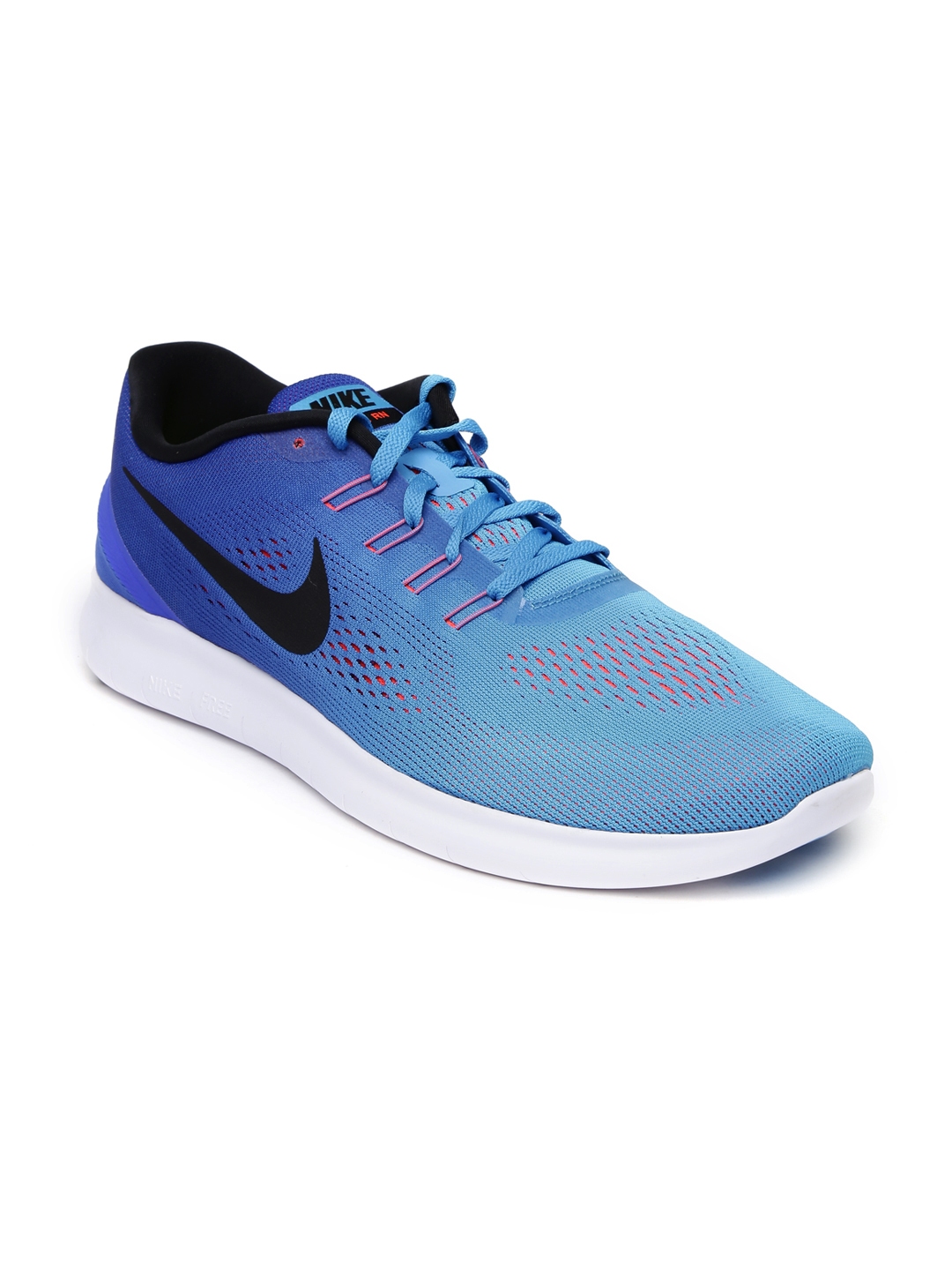 Buy Nike Men Blue Free RN Running Shoes - Sports Shoes for Men 1420970 ...