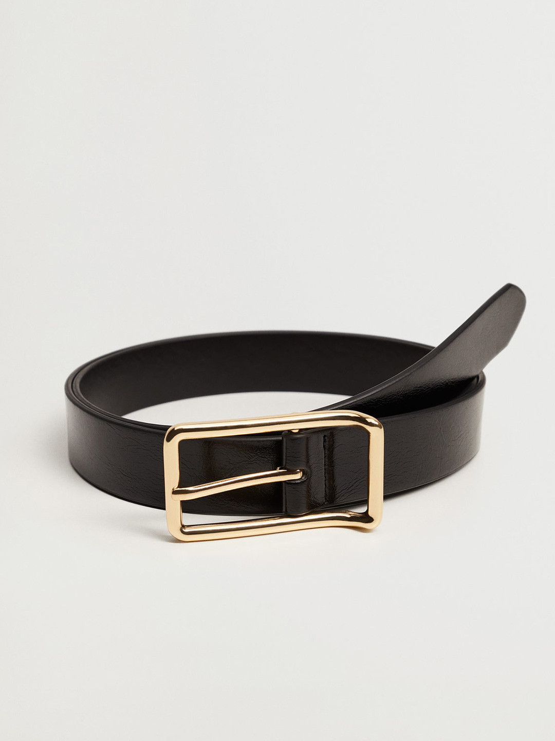 Buy MANGO Women Black Solid Belt Belts for Women 14210932 Myntra