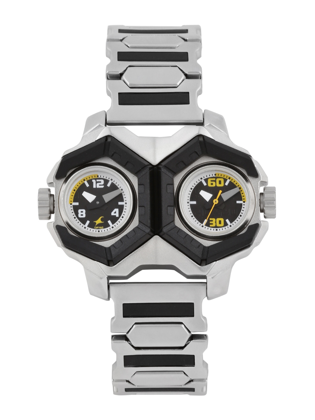 fastrack dual time analog watch