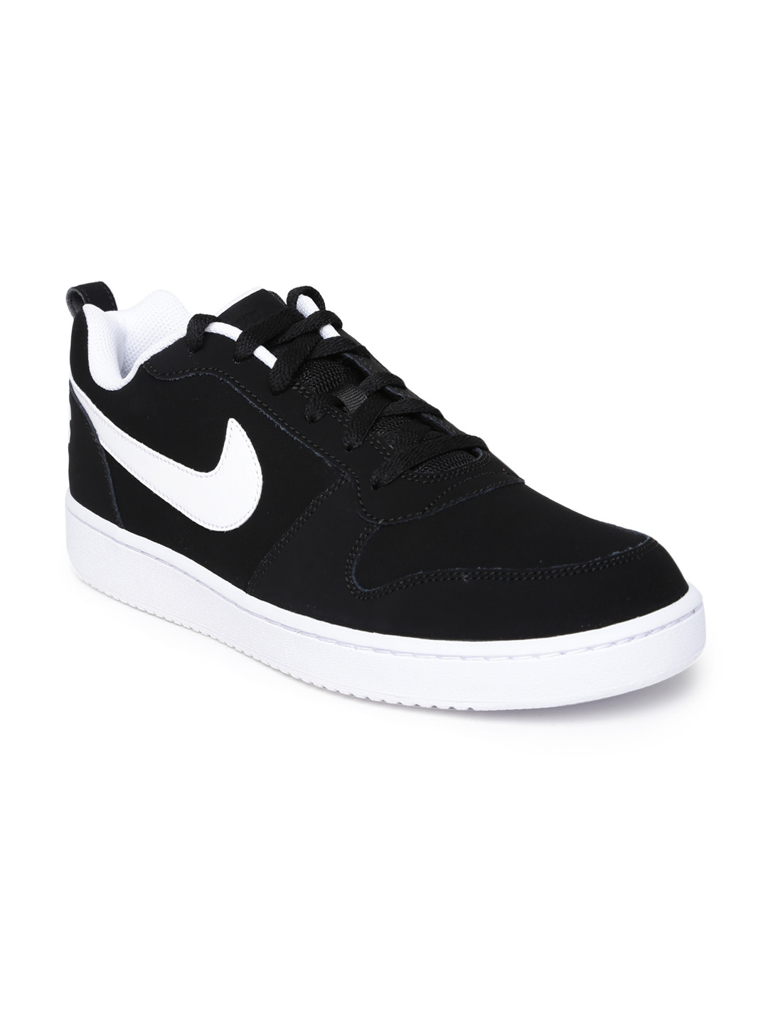 Buy Nike Men Black Court Borough Suede Sneakers - Casual Shoes for Men 1421270 | Myntra