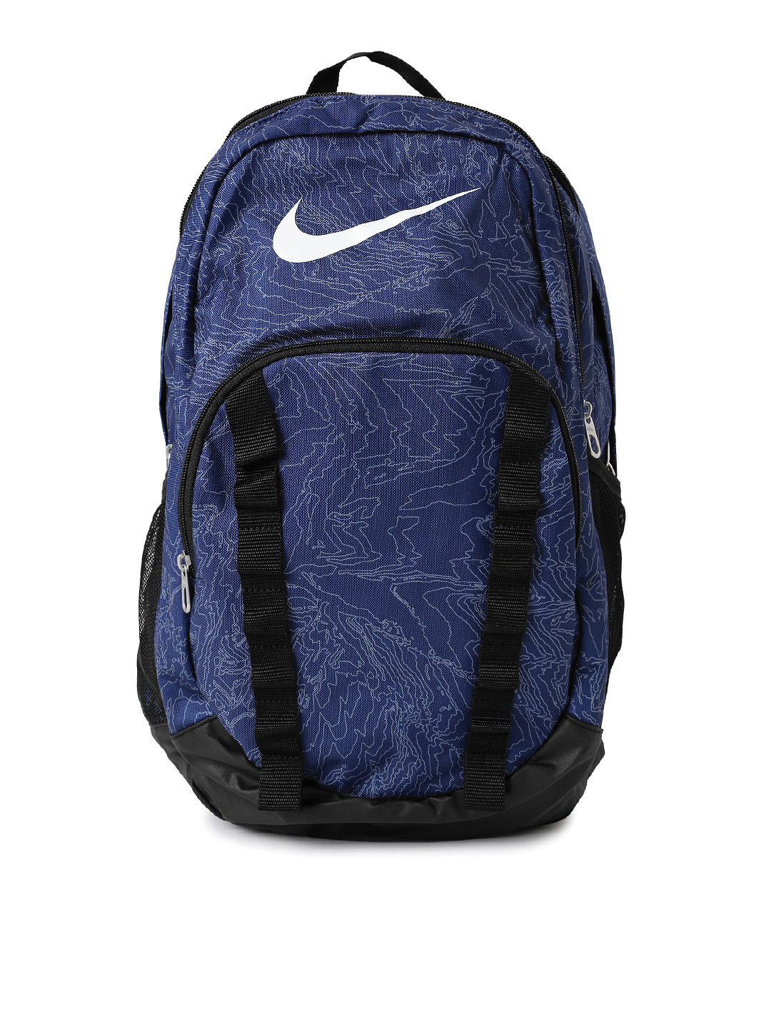 Buy Nike Unisex Blue Printed Brasilia 7 Backpack Backpacks for Unisex