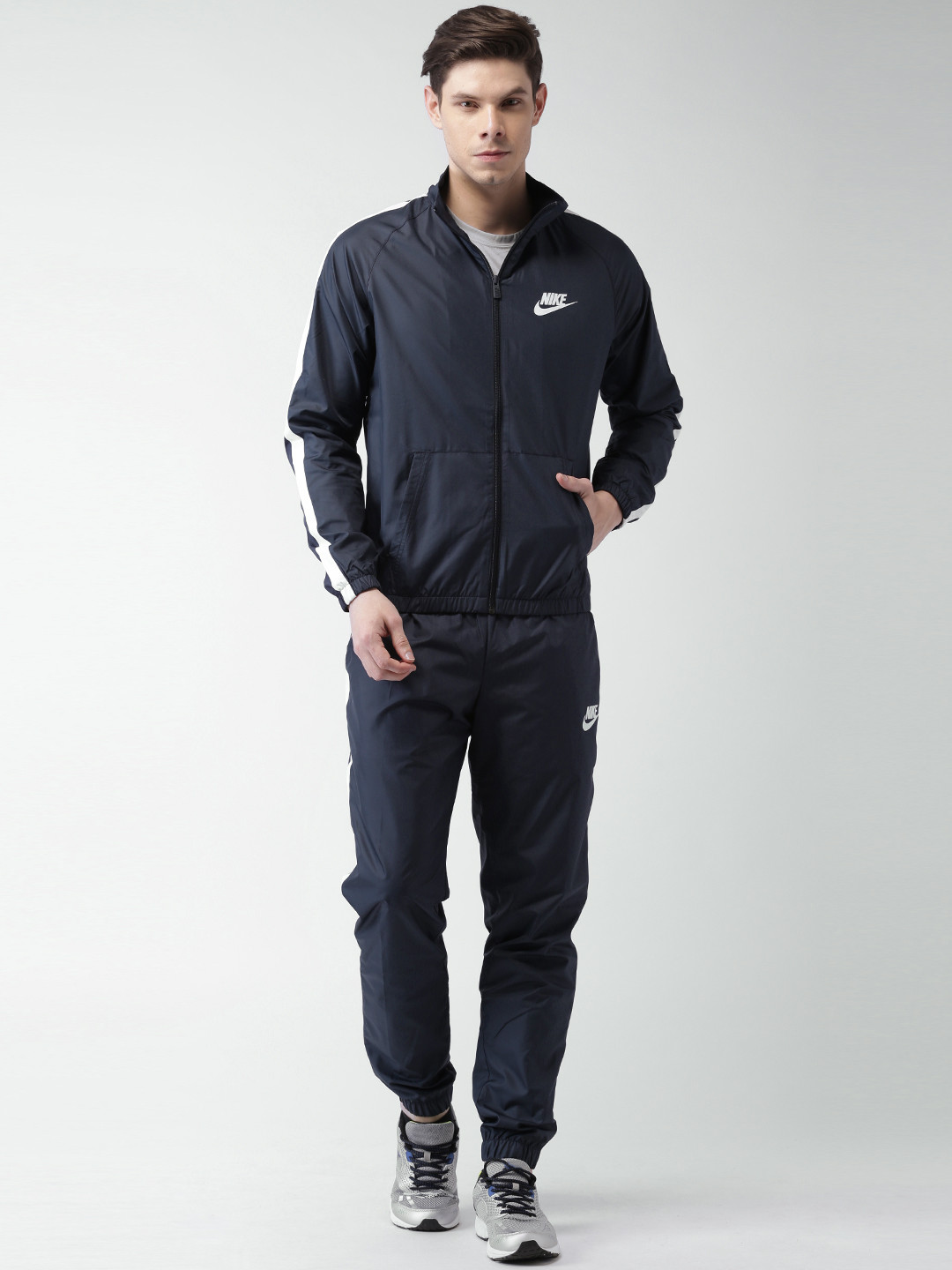 mens nike navy tracksuit