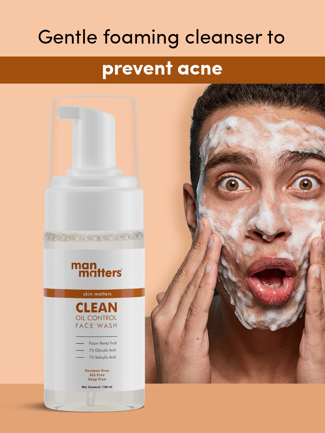 Buy Man Matters Oil Control Face Wash With Salicylic And Glycolic Acid