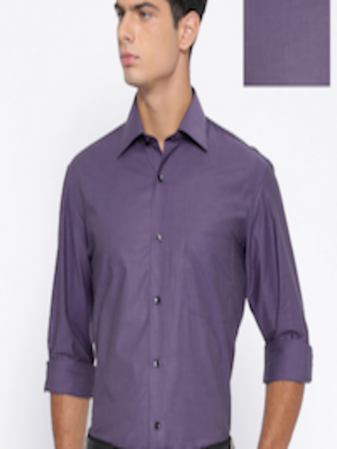Buy Arrow Purple Formal Shirt - Shirts for Men 1423297 | Myntra