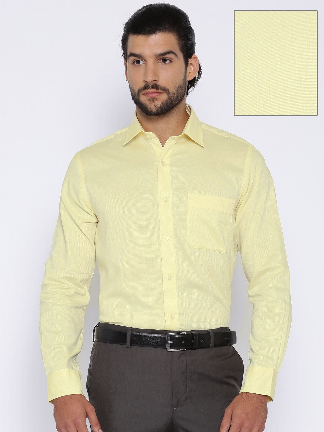 Buy Arrow Yellow Formal Shirt - Shirts for Men 1423312 | Myntra