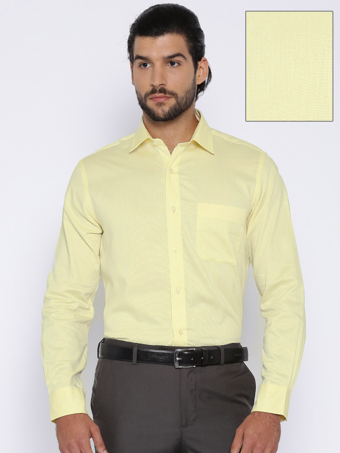 Buy Arrow Yellow Formal Shirt Shirts for Men 1423312 Myntra