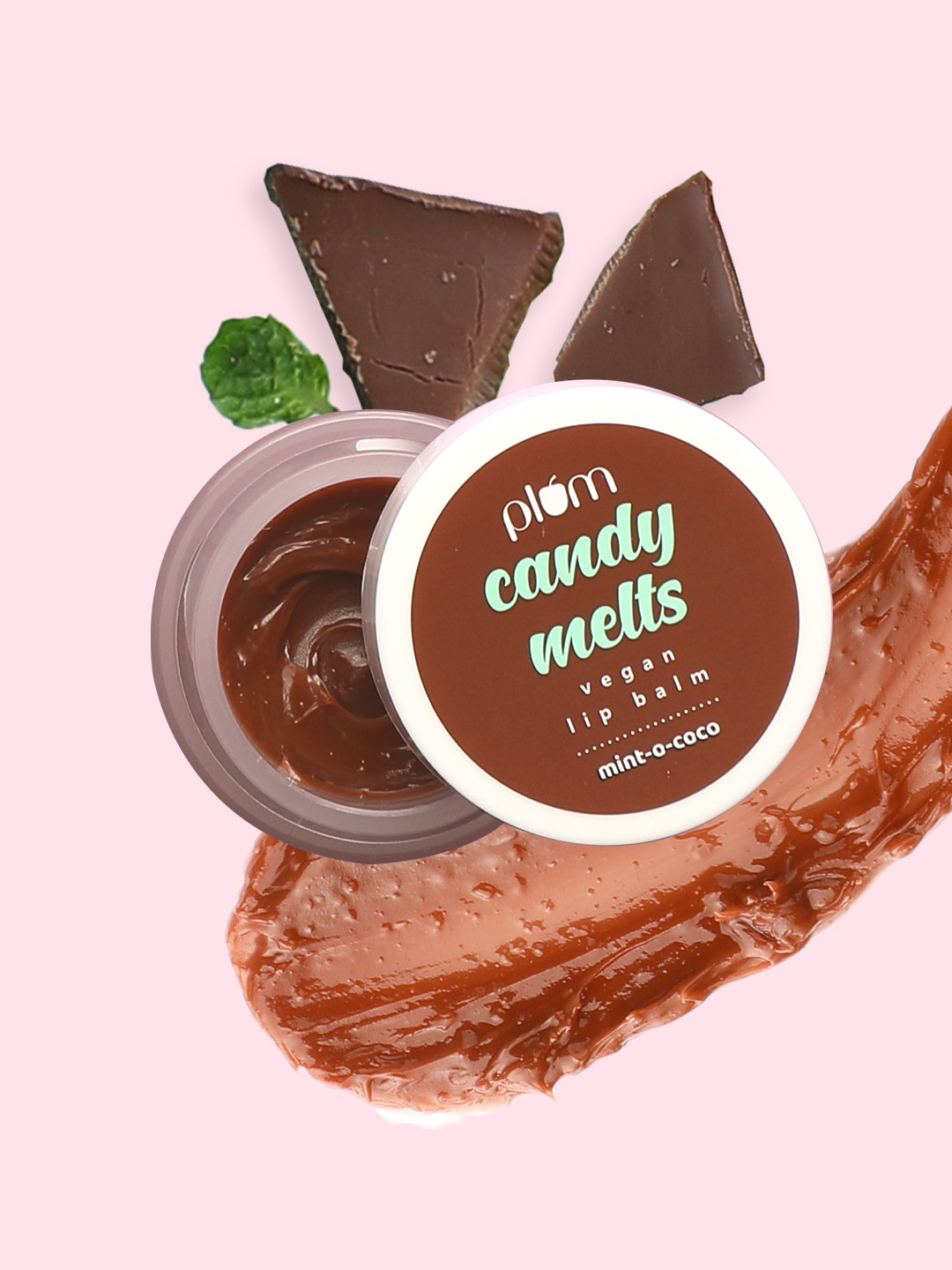 Buy Plum Candy Melts Vegan Lip Balm With Cocoa Butter Mint O Coco 12g