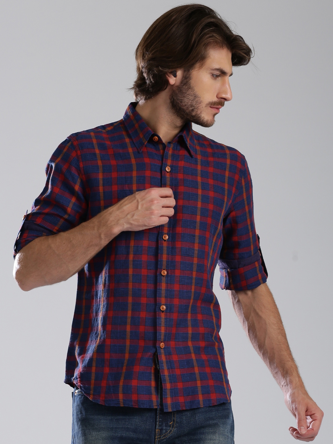 levi's checkered shirt