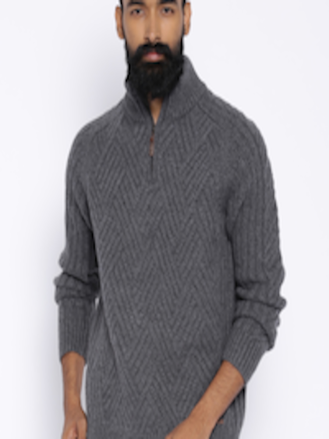 Buy Timberland Grey Woollen Sweater - Sweaters for Men 1425081 | Myntra