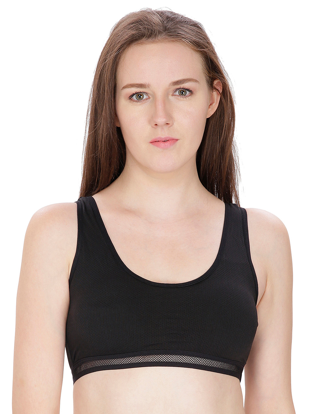 Buy Secret Wish Black Sports Bra 2689 Bra for Women 1426818 Myntra