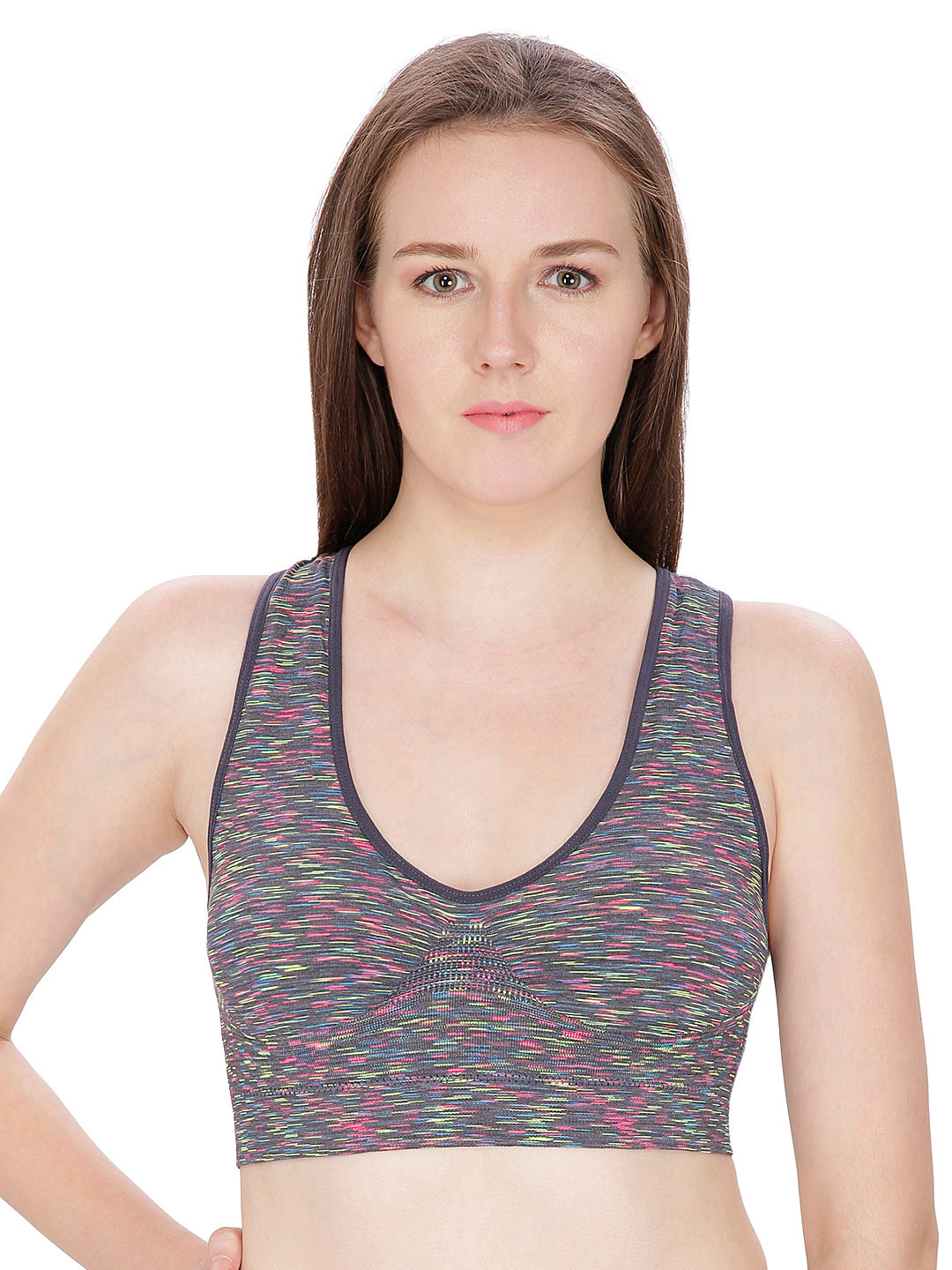 Buy Secret Wish Grey Sports Bra 1533 Bra for Women 1426824 Myntra