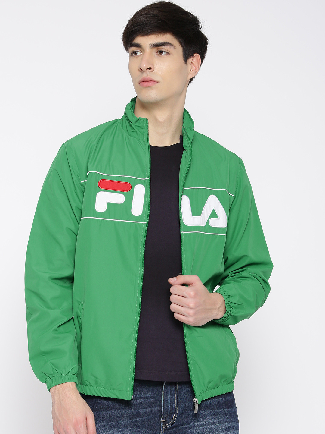 Fila green hoodie clearance