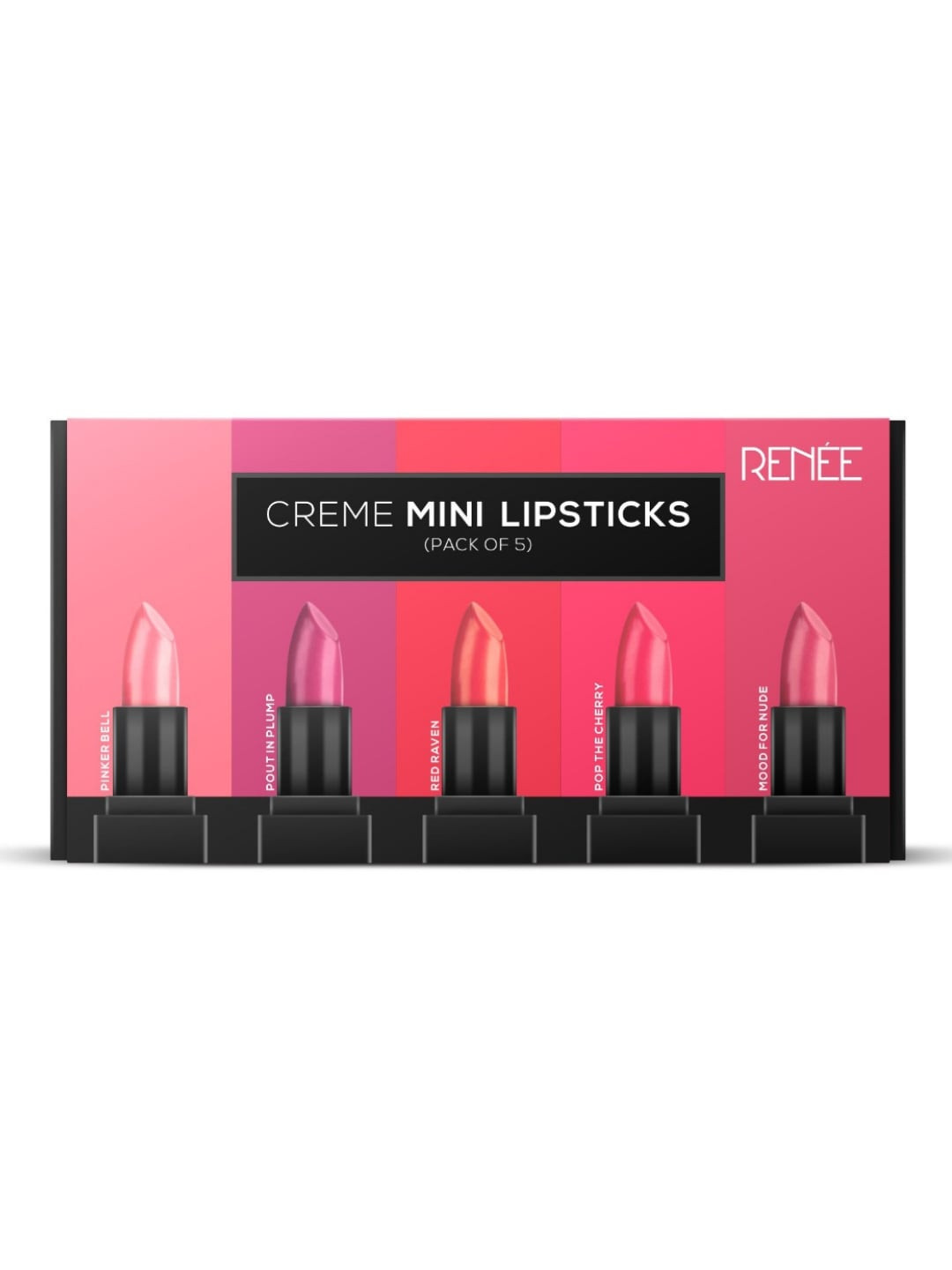 Buy Renee Creme Mini Lipstick Pack Of 5 1.65g Each Lipstick for Women