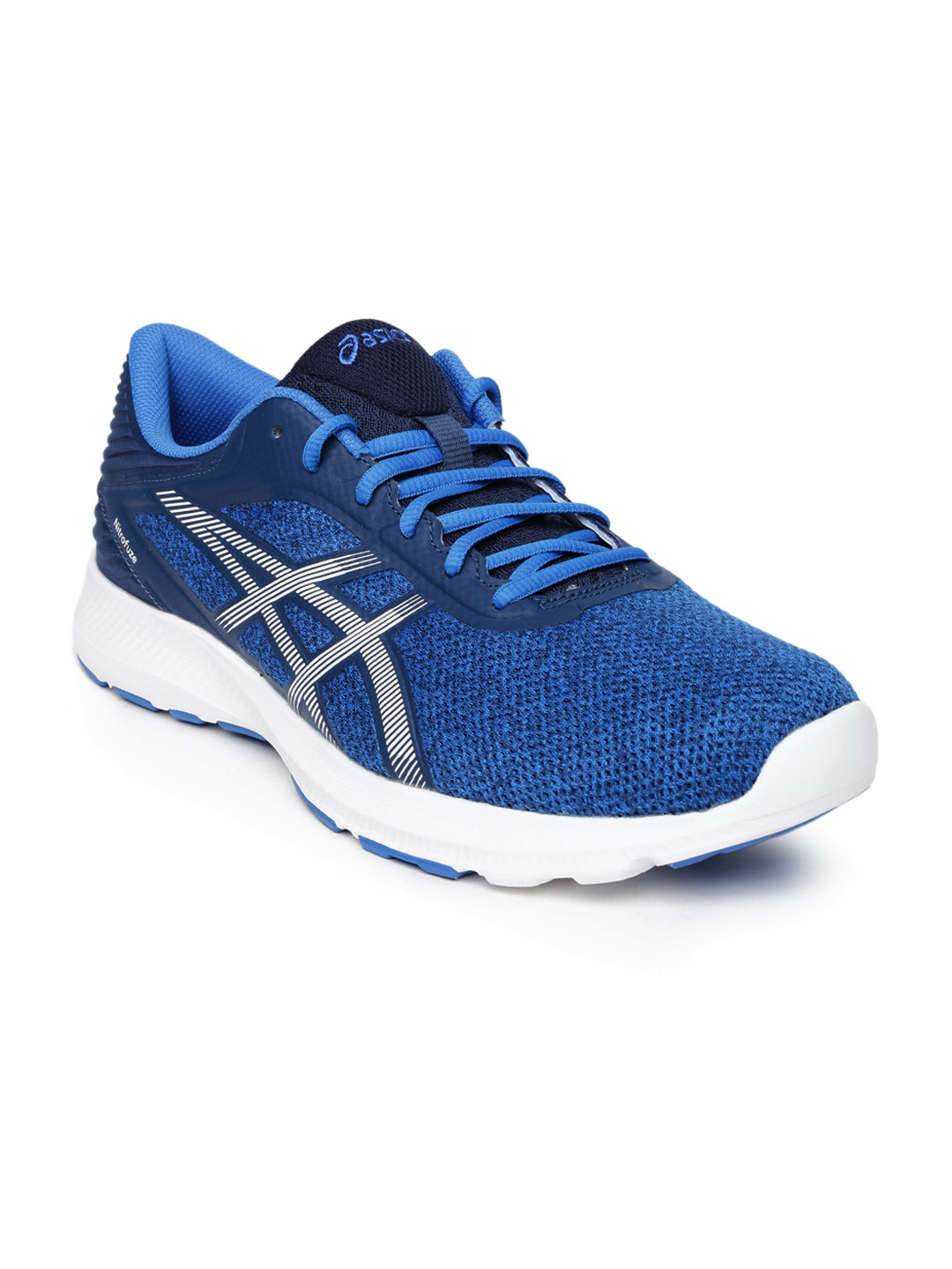 mens blue asics running shoes