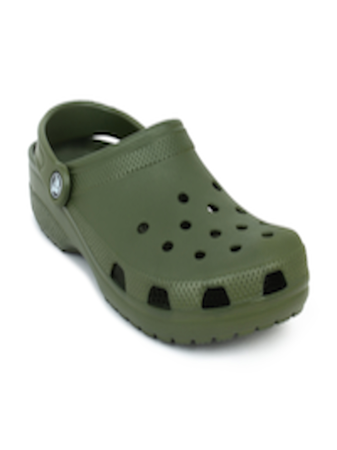 Buy Crocs Unisex Green Solid Clogs - Flip Flops for Unisex 14278496 ...