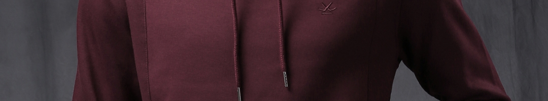 Buy WROGN Burgundy Sweatshirt - Sweatshirts for Men 1427893 | Myntra
