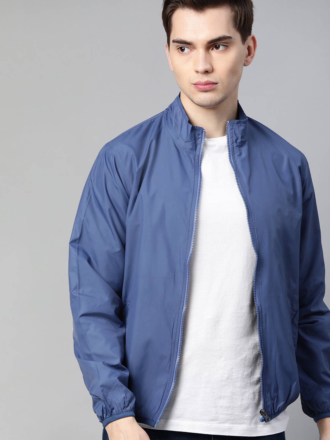 Buy Harvard Men Blue Tailored Jacket - Jackets for Men 14280222 | Myntra
