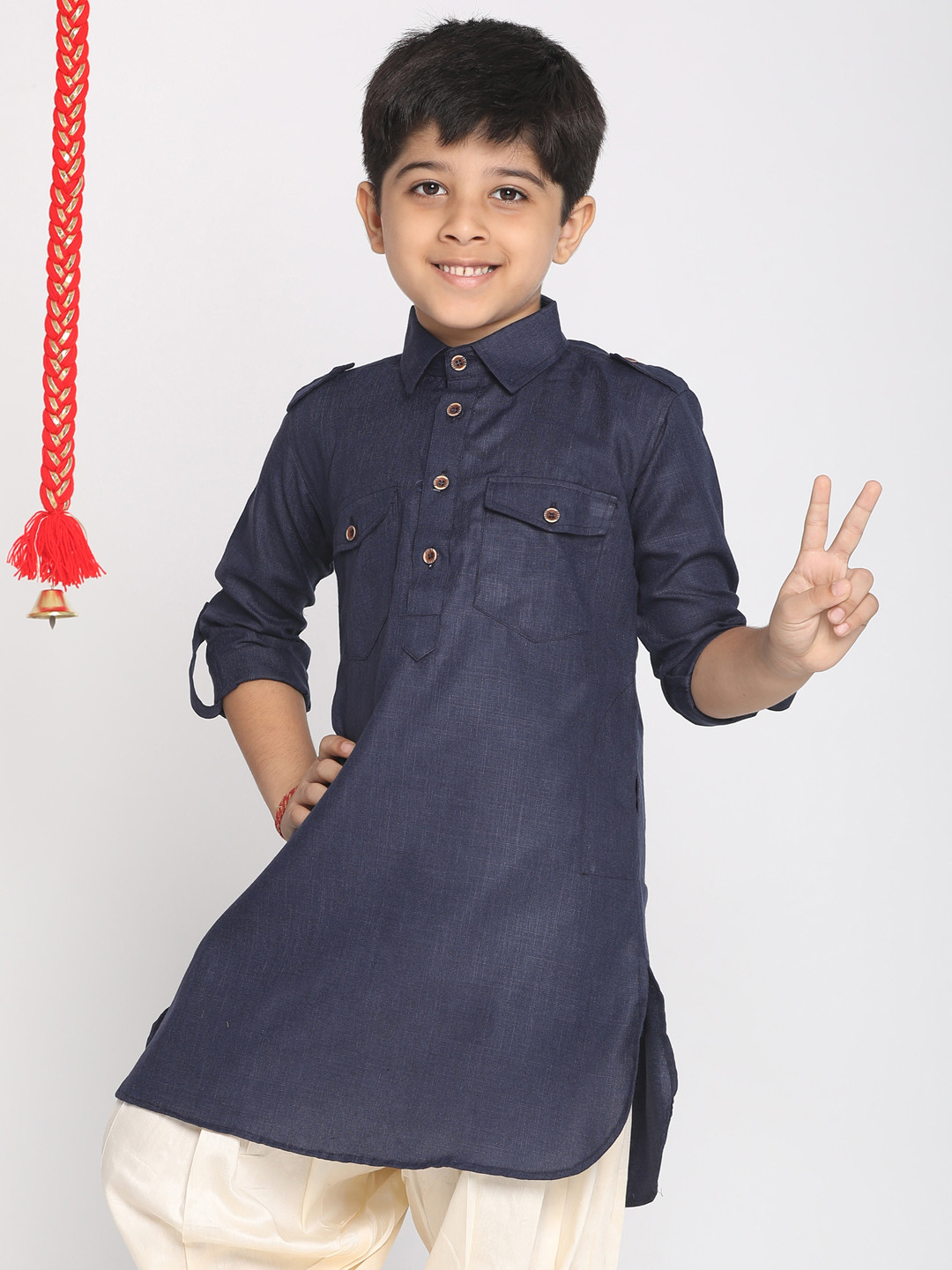 VASTRAMAY Kurta Pathani Uomo In Viscosa – Abito Tradizionale Morbido Per Matrimoni E Feste, Colore Beige