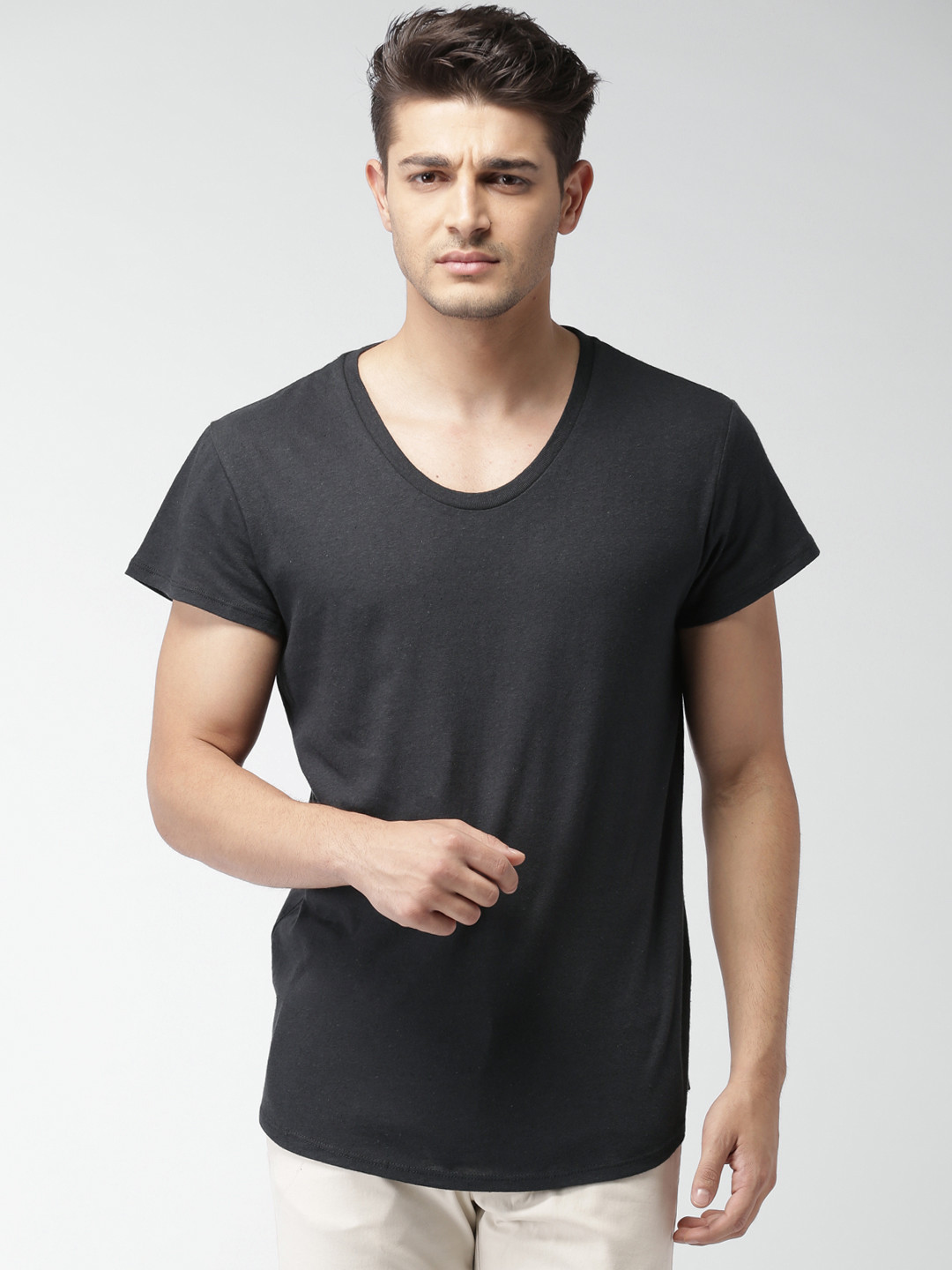 Buy SELECTED Homme Identity Black T Shirt Tshirts for Men 1428902