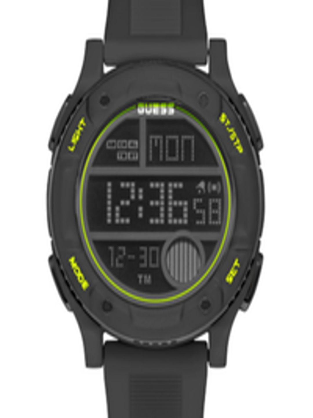 Buy GUESS Men Charcoal Grey Digital Watch GW0225G3 - Watches for Men