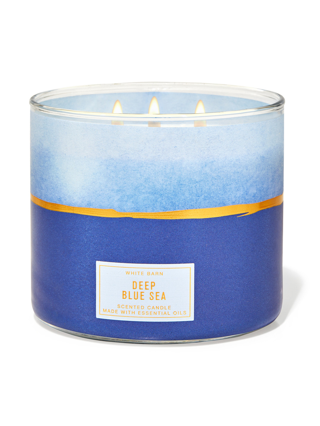 Buy Bath & Body Works Deep Blue Sea 3 Wick Scented Candle 411 G