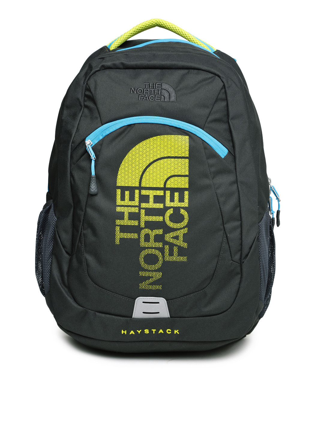Buy The North Face Men Black Haystack Printed Backpack Backpacks for