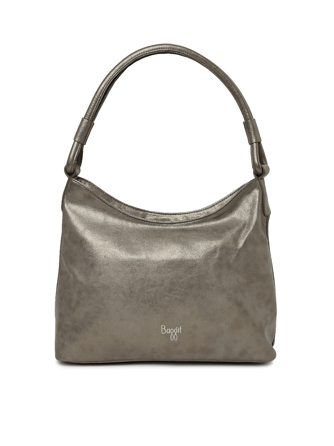 Buy Baggit Taupe Shimmery Hobo Bag Handbags for Women 1432058 Myntra