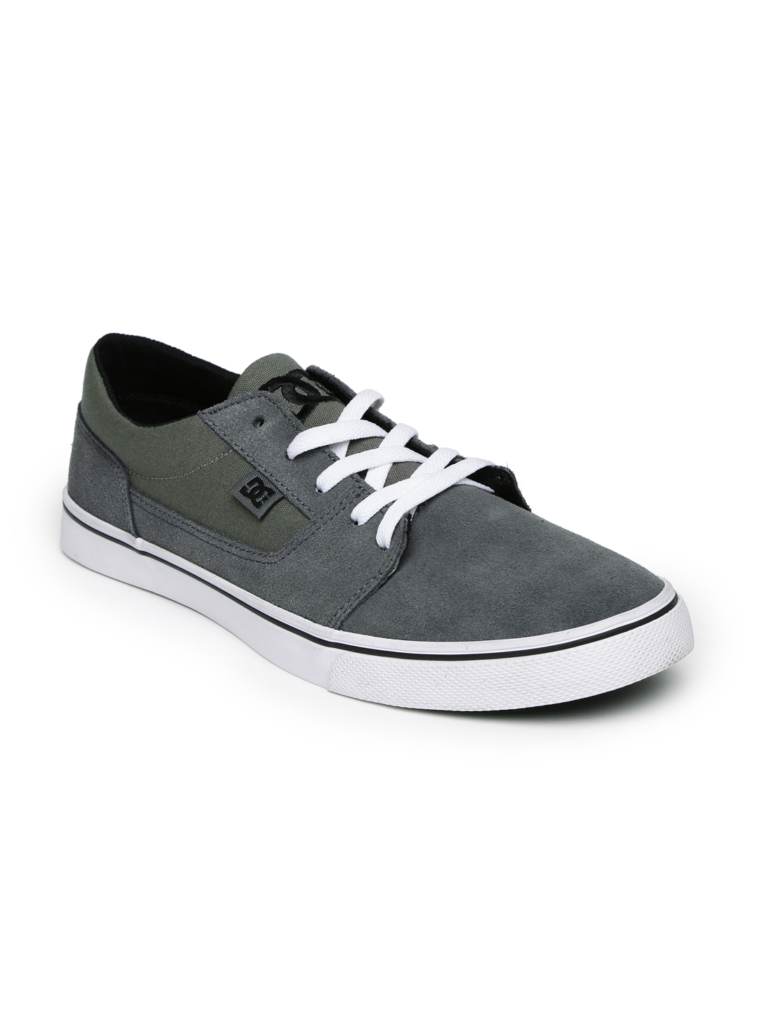 Buy DC Women Grey & Olive Green Tonik Skateboard Casual Shoes - Casual ...