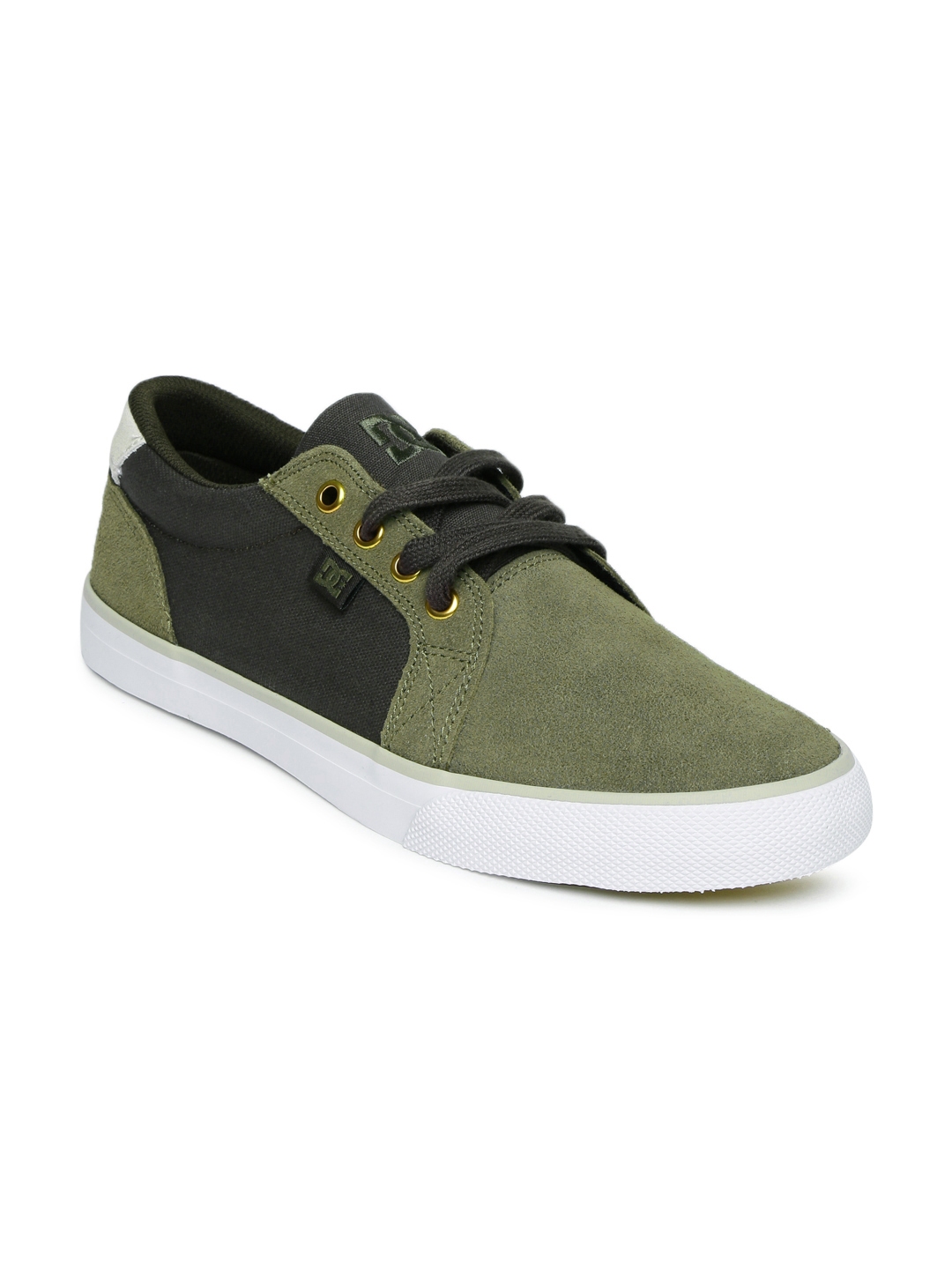 Buy DC Men Olive Green Sneakers - Casual Shoes for Men 1432656 | Myntra