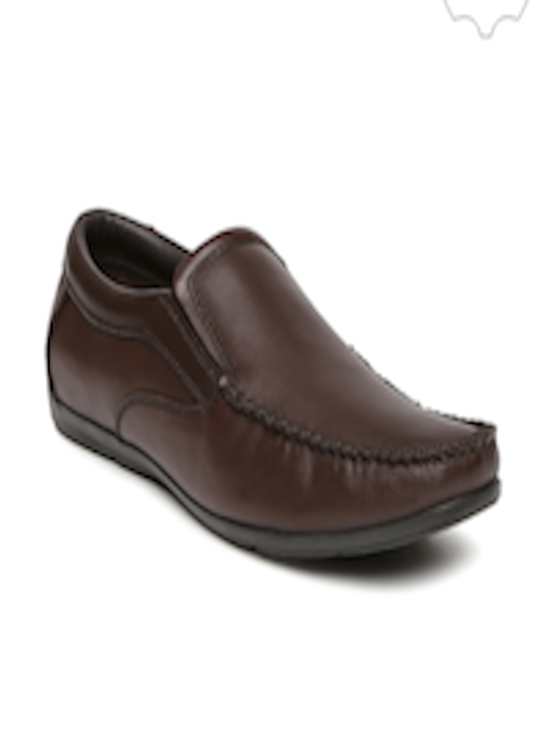 Buy Doc & Mark Men Coffee Brown Genuine Leather Loafers - Casual Shoes ...