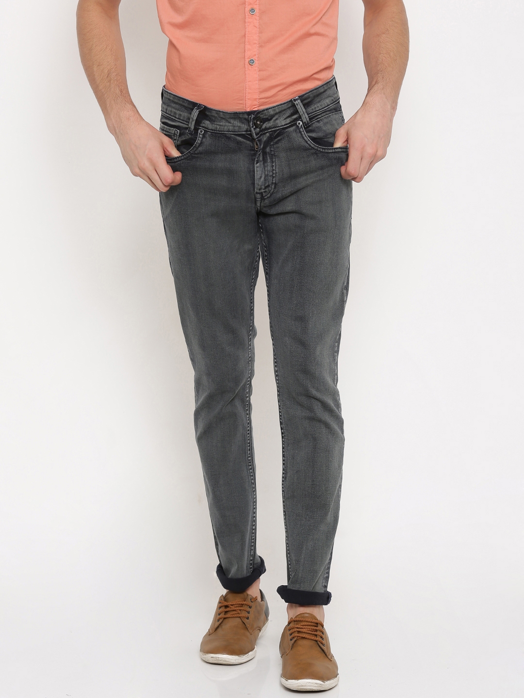 mufti slim men blue jeans