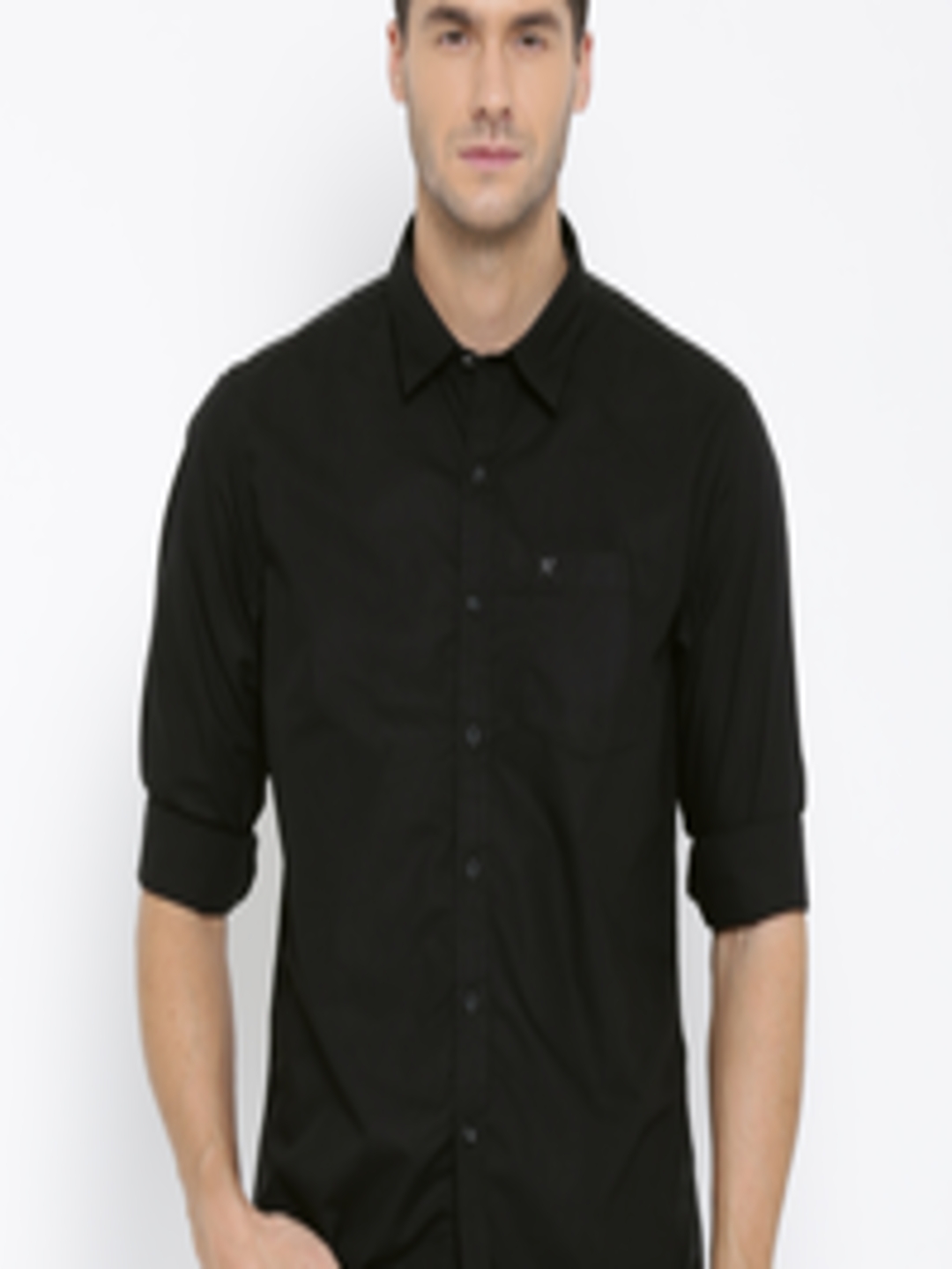 Buy Numero Uno Men Black Solid Casual Shirt - Shirts for Men 1435742 ...