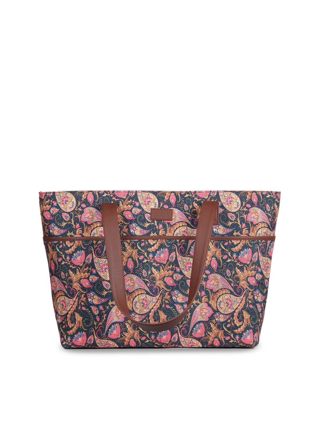 Buy ZOUK Multicoloured Printed Tote Bag - Handbags for Women 14362114 ...
