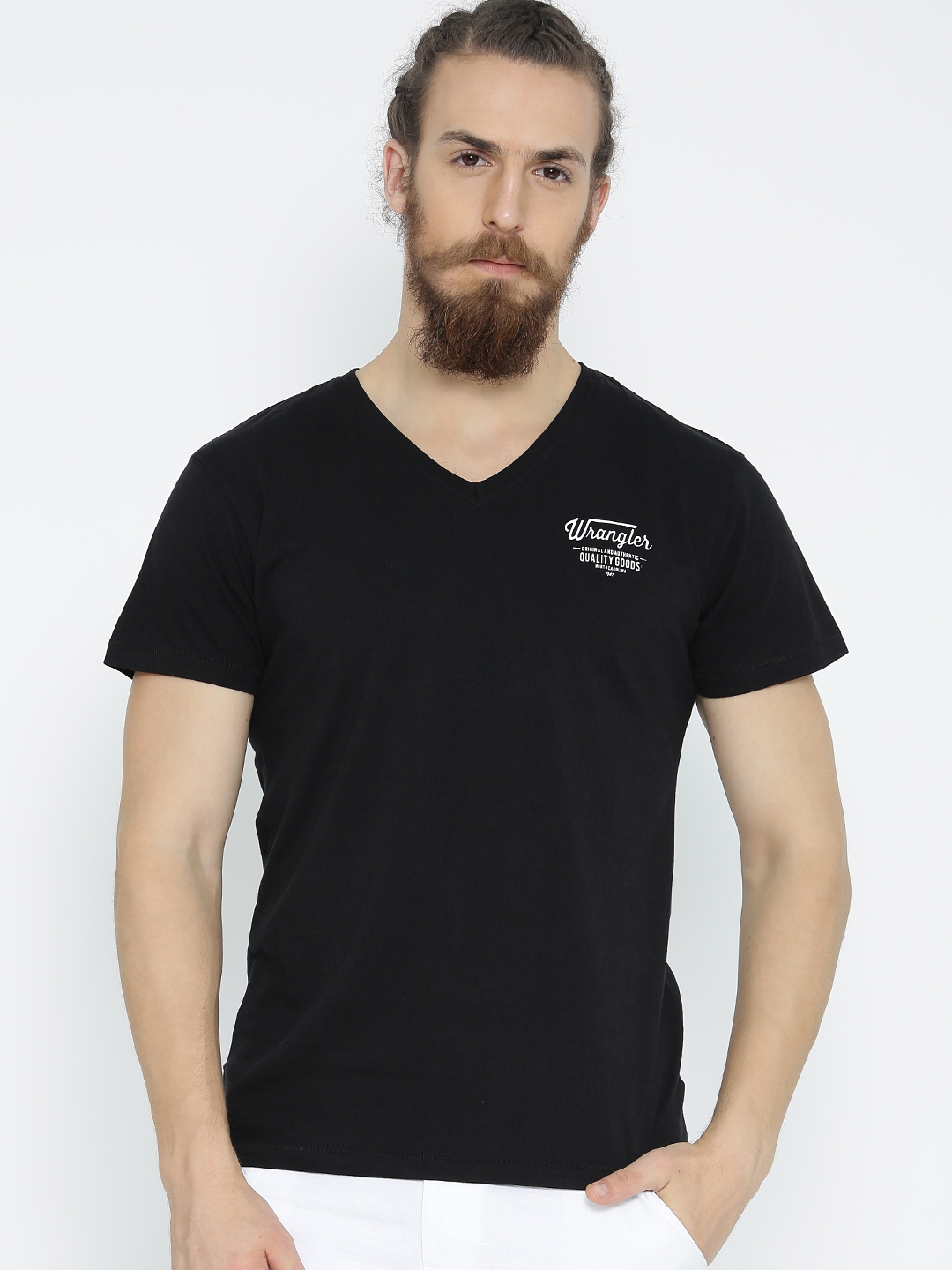 wrangler t shirt black