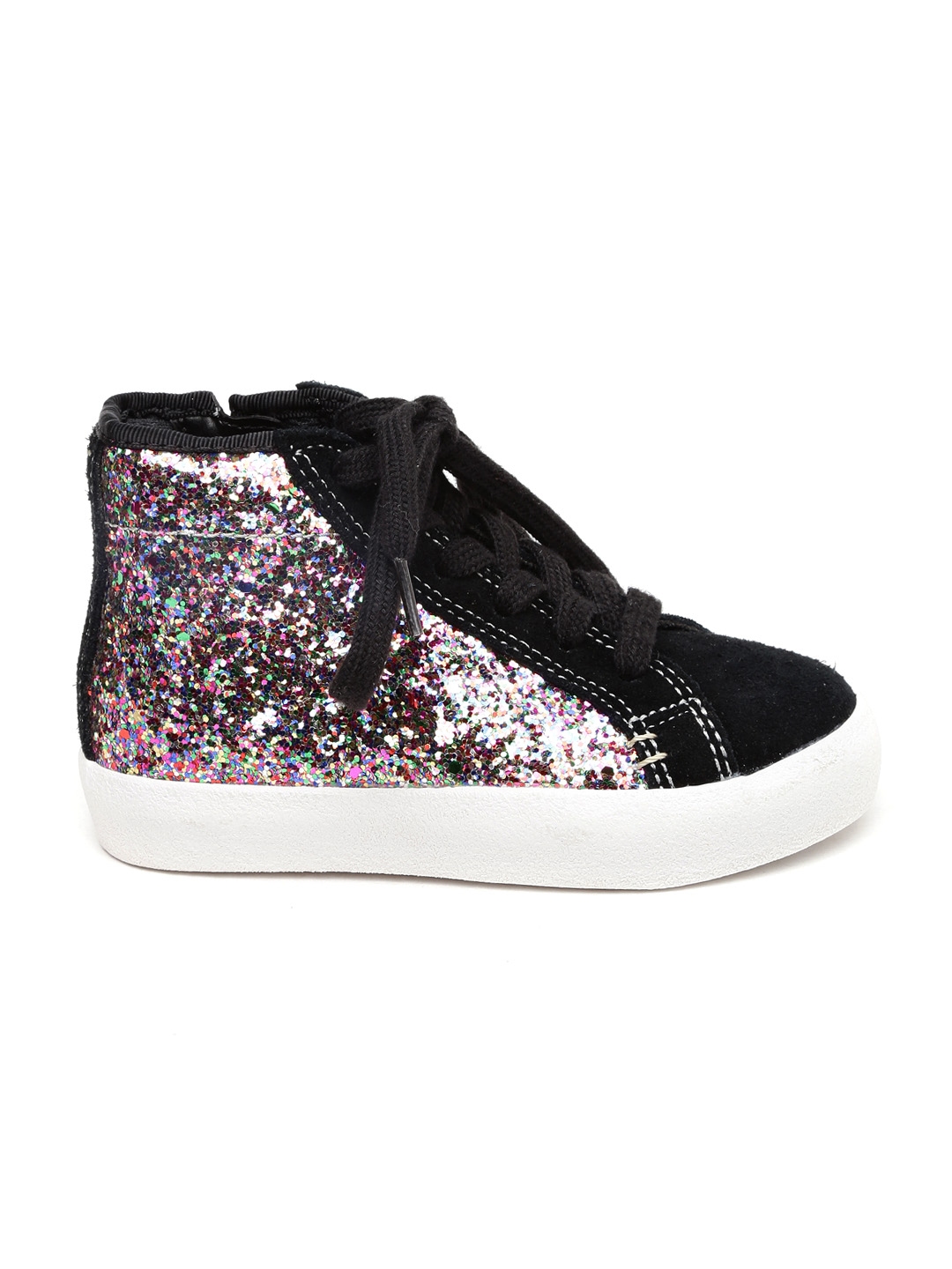 Buy Clarks Girls Multicolour Textured High Top Sneakers - Casual Shoes ...