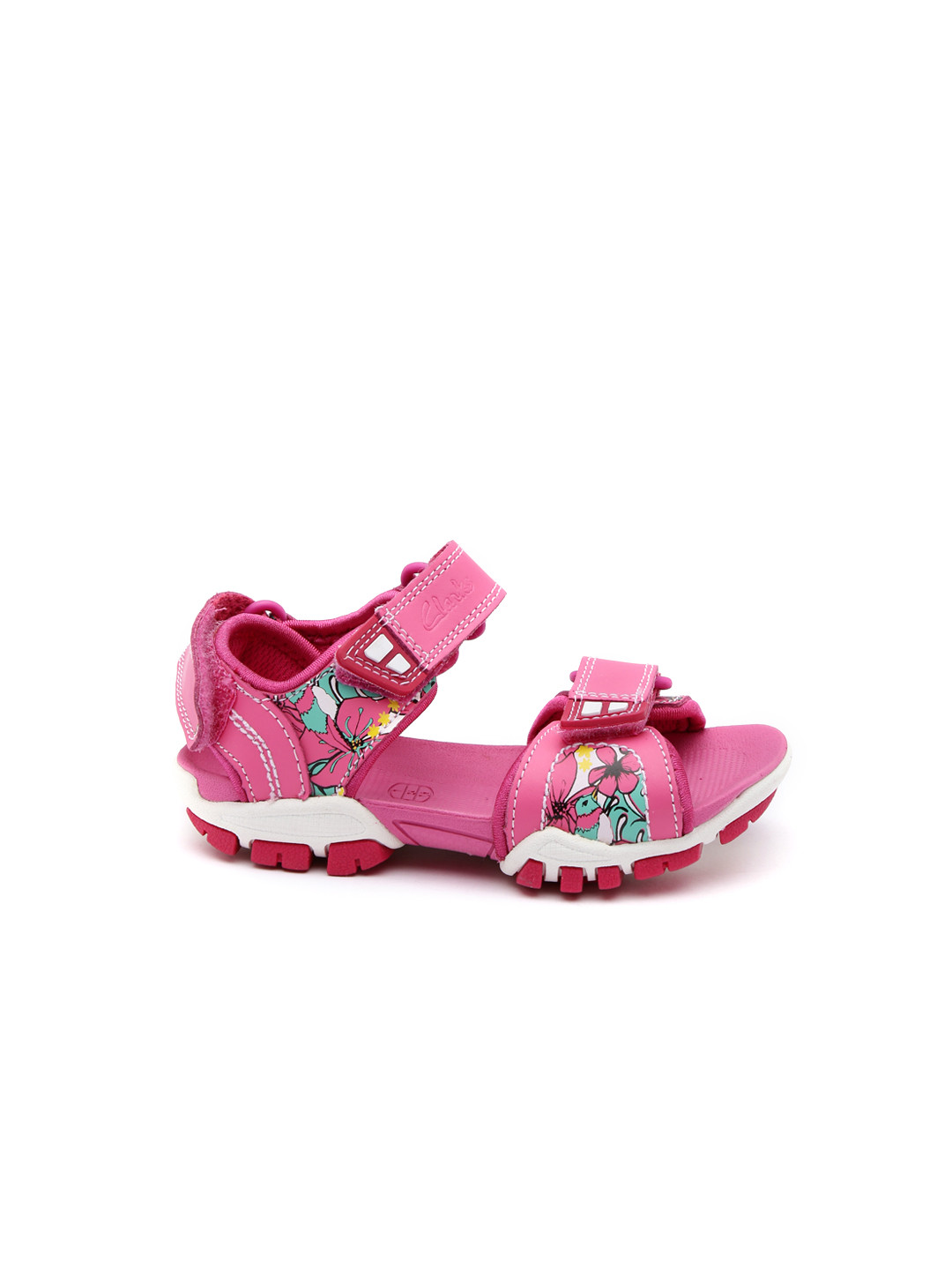 clarks pink sandals