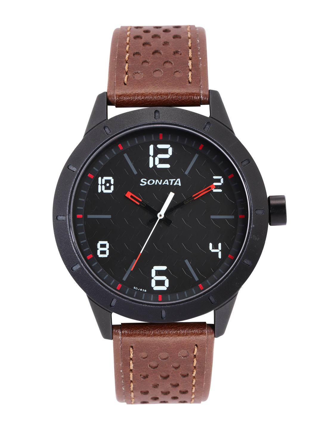 Buy Sonata Men Black Analogue Watch NN7137AL02 Watches for Men