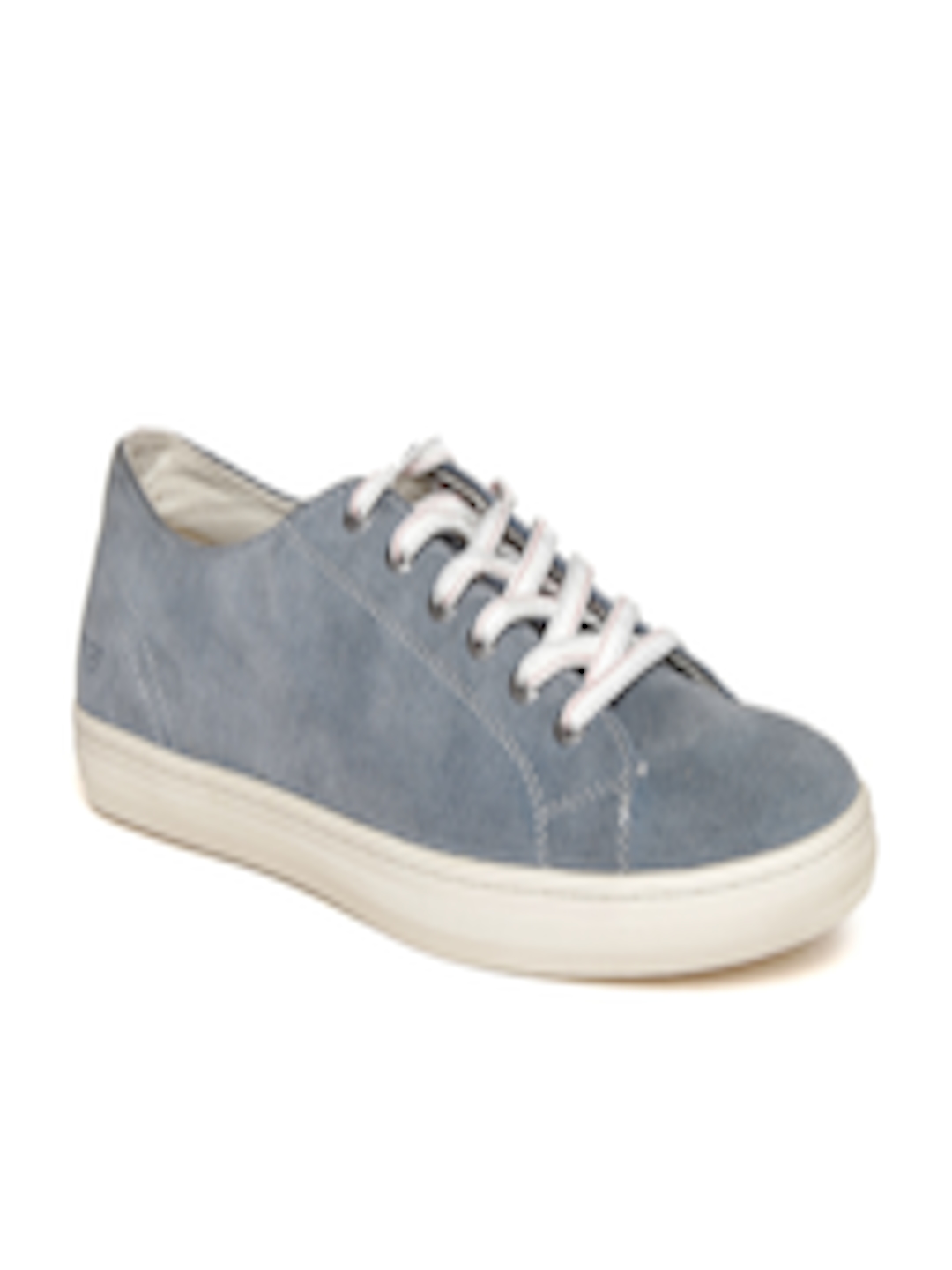 Buy Red Tape Men Blue Solid Suede Leather Sneakers - Casual Shoes for ...