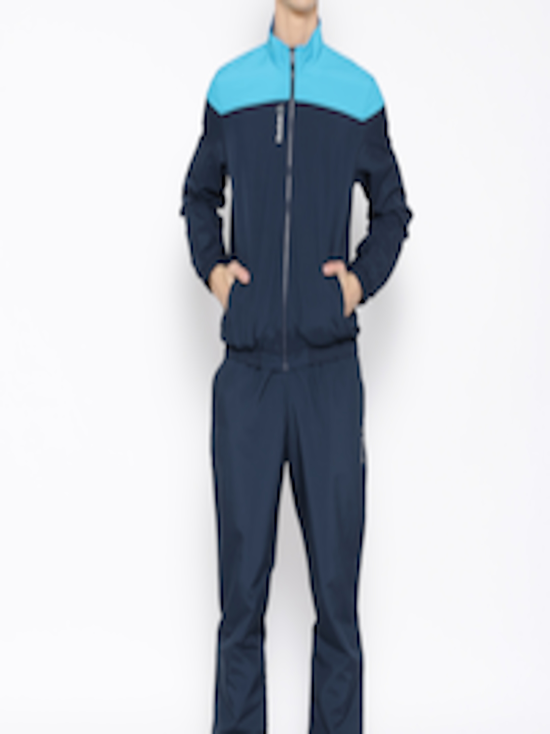 Buy Reebok Navy FTNS Polyester Training Tracksuit - Tracksuits for Men ...