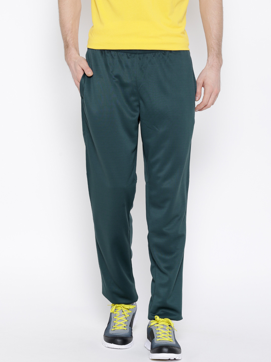 Buy Reebok Teal Green DIST. COR Polyester Training Track Pants Track Pants for Men 1438176