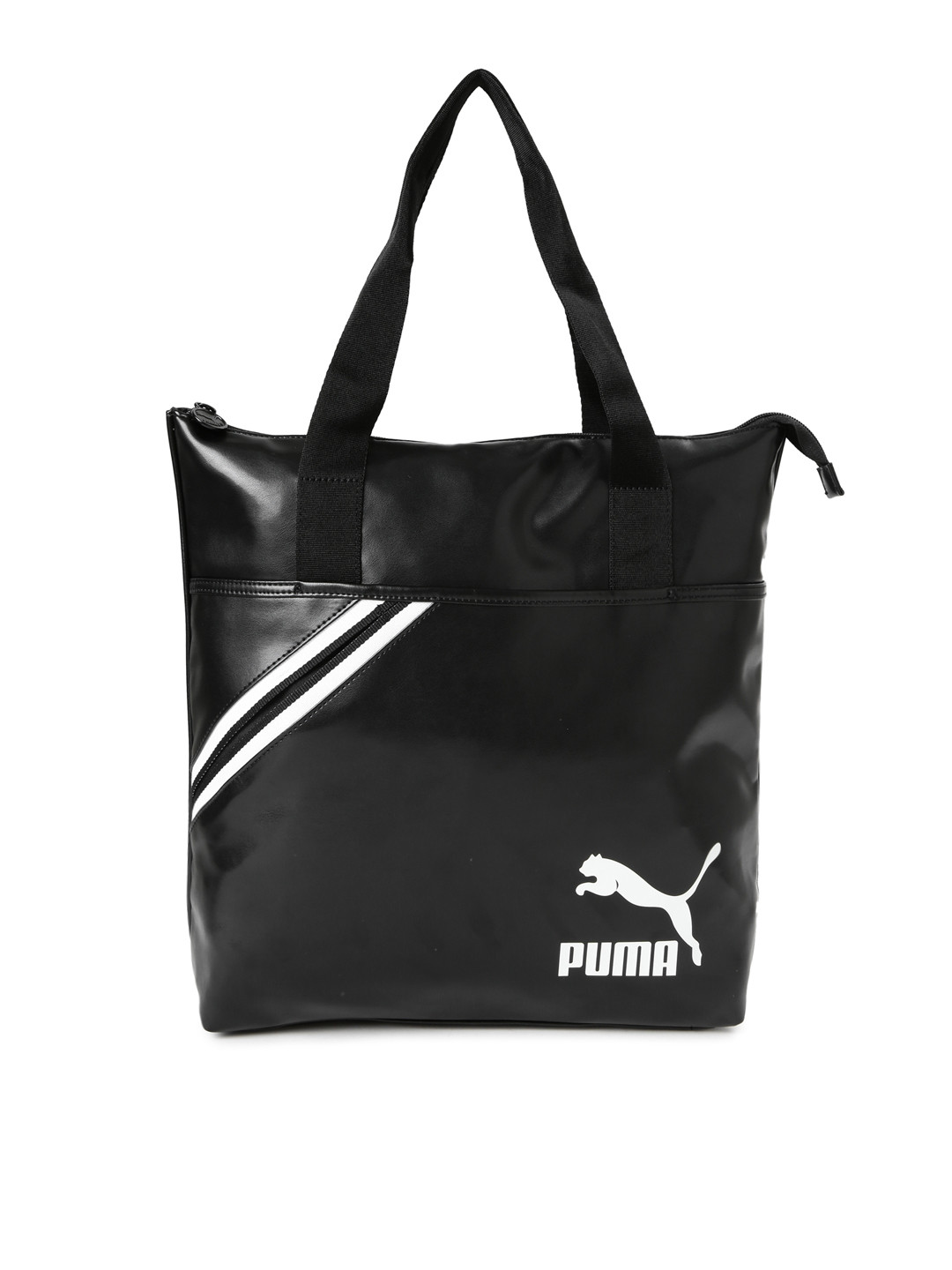 Buy PUMA Black Tote Bag Handbags for Women 1440447 Myntra