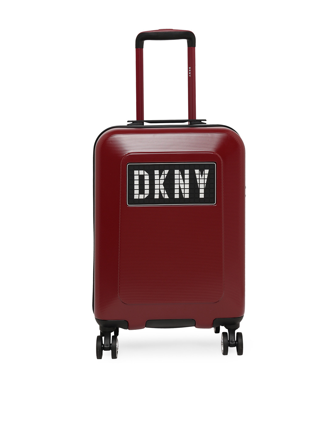 Buy DKNY UNLIMITED Range Murano Red Color Hard Cabin Luggage Trolley