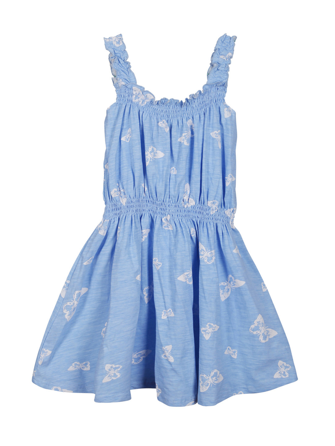 Buy Lilliput Girls Blue Printed A Line Dress Dresses for Girls