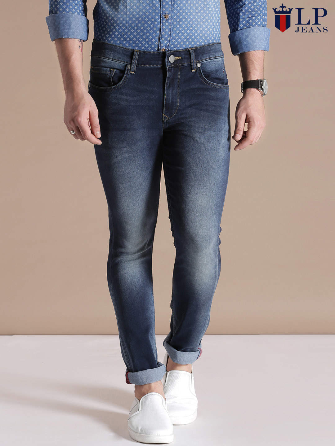 Buy Louis Philippe Jeans Black Matt Slim Fit Jeans Jeans for Men